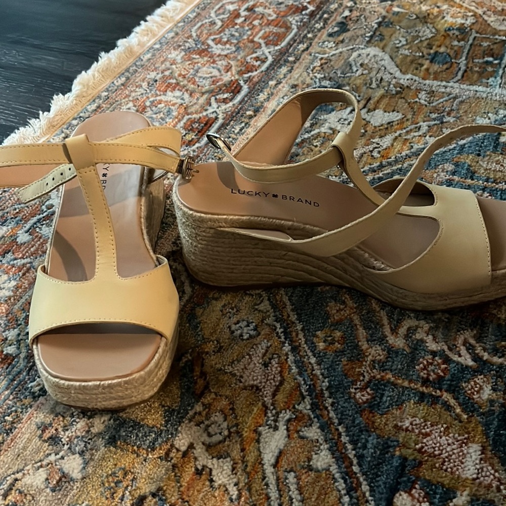 Lucky Brand Espadrille Wedges